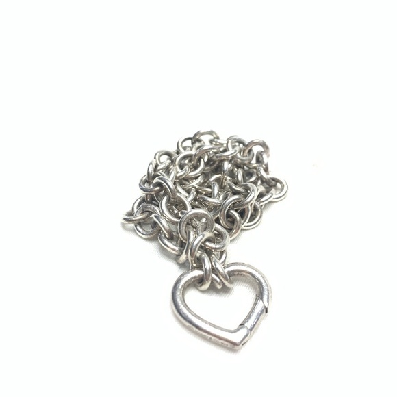 Tiffany & Co. Chunky chain Heart necklace w/bracelet set. - Picture 9 of 12